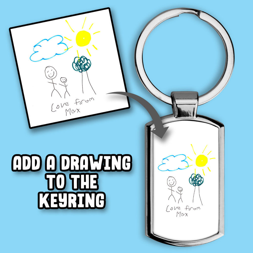 Add Your Own Drawing Keyring #1 image